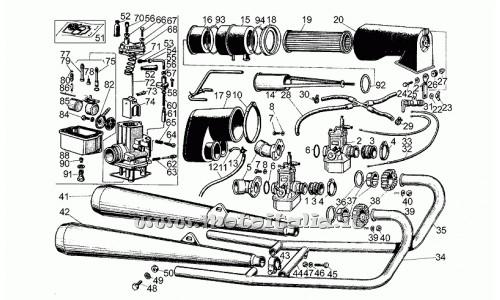 ricambio per Moto Guzzi V35 - V 50 Acc. Elettronica 350-500 1977-1980 - Dado - GU92602410
