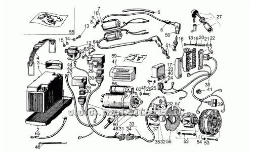 ricambio per Moto Guzzi V35 - V 50 Acc. Elettronica 350-500 1977-1980 - Rosetta - GU95004208