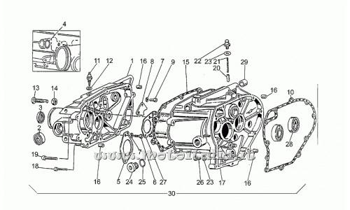 ricambio per Moto Guzzi PA 500 1992-2001 - Tappo scarico olio M10x1 - GU31003766
