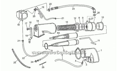 Moto Guzzi Parts PA-500-1992-2001 Air Filter