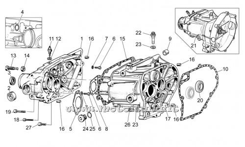 ricambio per Moto Guzzi V7 Racer 750 2012-2013 - Vite TCEI M8x35 - GU98680435