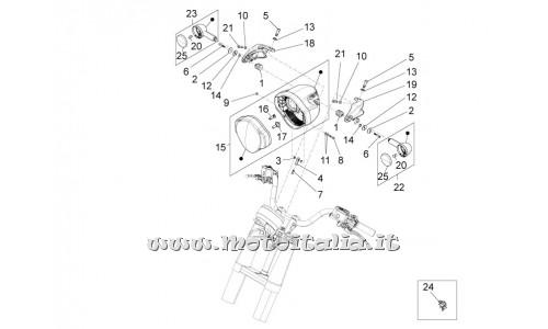 ricambio per Moto Guzzi Eldorado 1400 USA MY 16 - Rosetta 6,4x12,5* - AP8150014