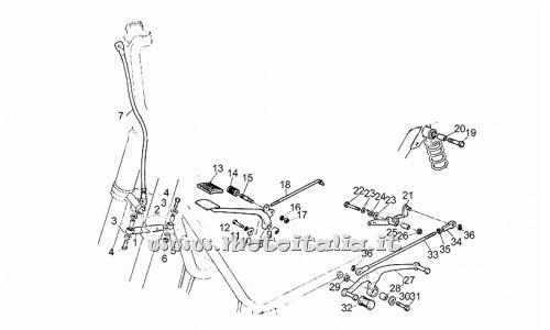 parts for Moto Guzzi 850 T3-T4 and derivatives Calif.-Pol.-CC-1979-1985 PA 850 - pin - GU18678350