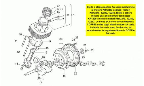 ricambio per Moto Guzzi Sport-Mandello 1100 1999-2001 - Albero motore cpl. - GU01064131