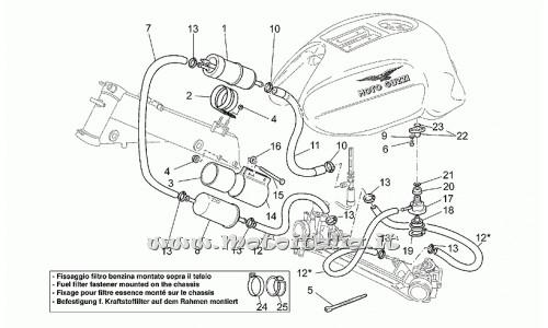 ricambio per Moto Guzzi Sport-Mandello 1100 1999-2001 - Guarnizione - GU90714103