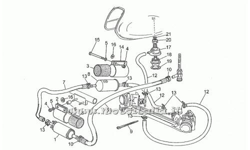 ricambio per Moto Guzzi Sport Corsa 1100 1998-1999 - Regolatore pressione benz. - GU01112800