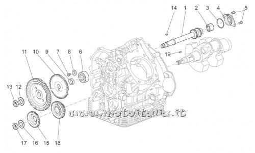 ricambio per Moto Guzzi 1200 Sport 8V 2008-2013 - Rosetta elastica 19x34x1,5 - GU14433400