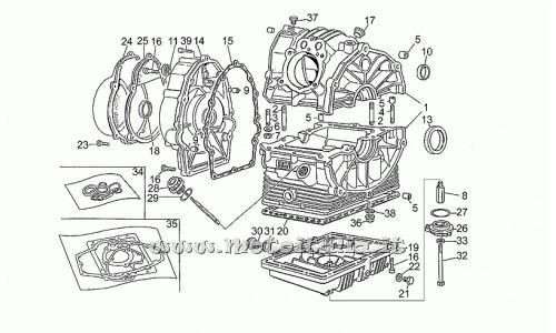 ricambio per Moto Guzzi 650 1987-1989 - Coperchio grezzo - GU19003400