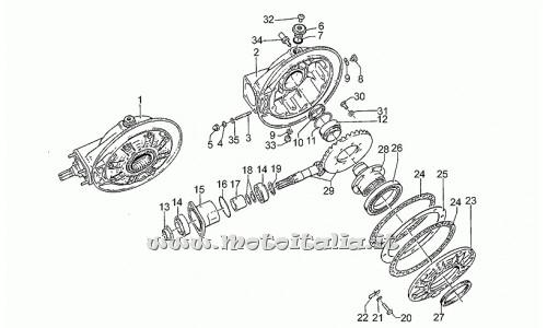 ricambio per Moto Guzzi California 1100 1994-1997 - Spessore 1,4 mm - GU19355324