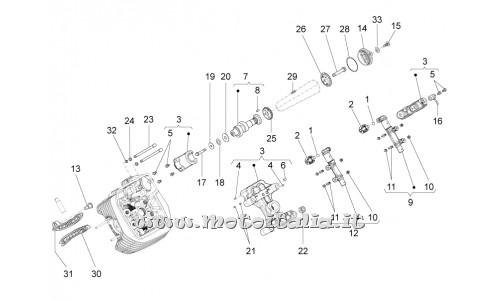 ricambio per Moto Guzzi California 1400 Touring ABS - Rosetta piana 12x6,1x2 - 976674