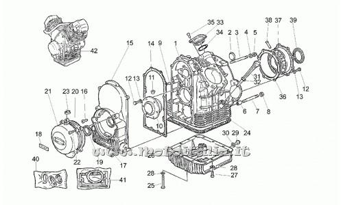 ricambio per Moto Guzzi California EV - Coperchio distribuzione - GU30001461