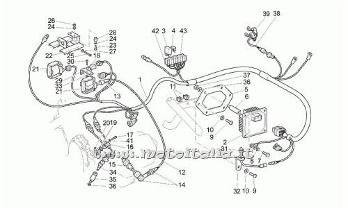 ricambio per Moto Guzzi California EV - Cavo alta tensione - GU17718350