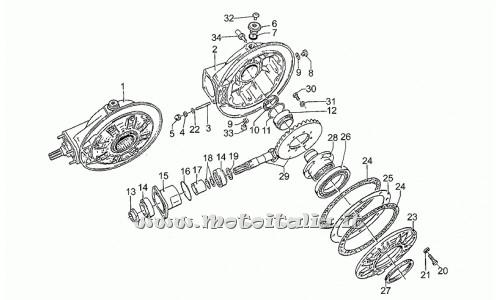 ricambio per Moto Guzzi California EV - Spessore 1,2 mm - GU19355322