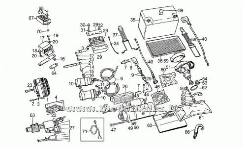 ricambio per Moto Guzzi California II 1000 1983-1986 - Kit revisione ruttore - GU14719800