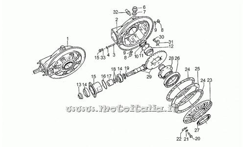 ricambio per Moto Guzzi California III Carburatori Carenato 1000 1988-1990 - Piastrina di sicurezza - GU12356400
