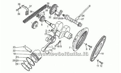 ricambio per Moto Guzzi California III Iniezione 1000 1990-1993 - Rosetta 8,4X13X0,8 - GU14615901