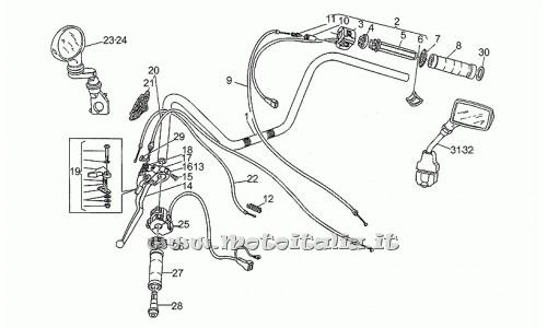 ricambio per Moto Guzzi California III Iniezione 1000 1990-1993 - Protezione - GU27663815