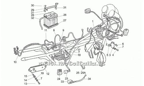 ricambio per Moto Guzzi California Special 1100 1999-2000 - Scatola portabatteria - GU28707050