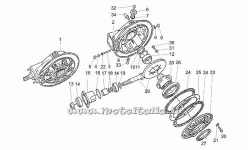 ricambio per Moto Guzzi California Special 1100 1999-2000 - Spessore 1,9 mm - GU19355329