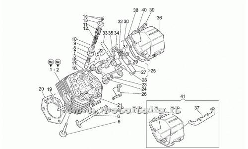 ricambio per Moto Guzzi California Stone 1100 2001-2002 - Rosetta 10,5X21X1 - GU14018400