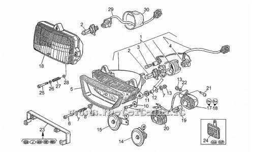 ricambio per Moto Guzzi Daytona RS 1000 1997-1998 - Rosetta 6,4x12x1,2 - GU95100141