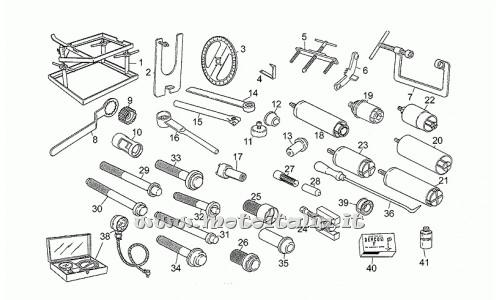Parts Moto Guzzi Daytona Racing-1000 1996-specification equipment