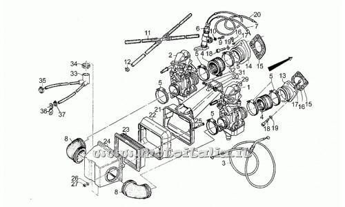 ricambio per Moto Guzzi Le Mans III 850 1981-1984 - Cassa filtro - GU28114350