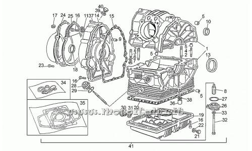 ricambio per Moto Guzzi Nevada 350 1992-1993 - Coperchio generatore - GU27001636