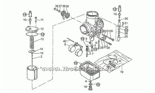 ricambio per Moto Guzzi 650 1987-1990 - Molla richiamo valvola gas - GU19937180