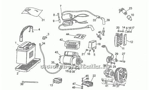 ricambio per Moto Guzzi 650 1987-1990 - Regolatore di tensione BOSCH - GU29703800