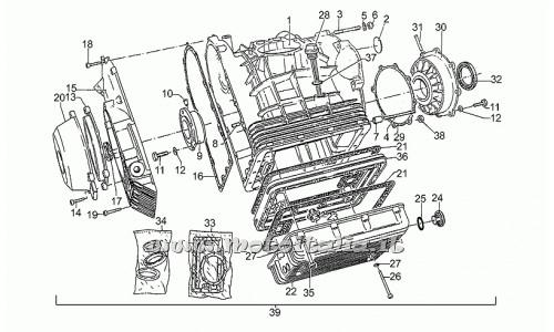 ricambio per Moto Guzzi 1000 1989-1994 - Spina - GU12012200