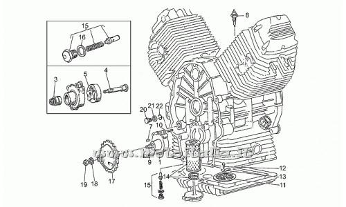 ricambio per Moto Guzzi Targa 750 1990-1992 - Ingranaggio pompa olio - GU19147721