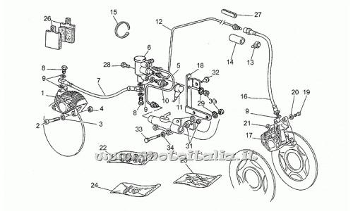 ricambio per Moto Guzzi Targa 750 1990-1992 - Rosetta speciale - GU61013800