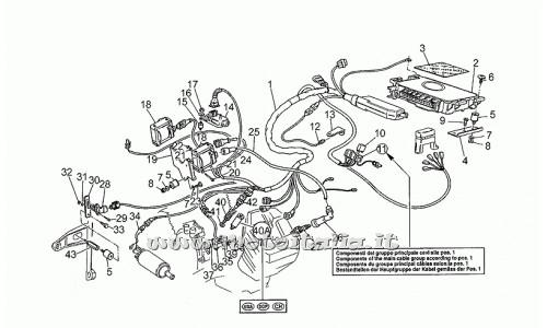 ricambio per Moto Guzzi Centauro 1000 1997-1999 - Rosetta - GU95004205